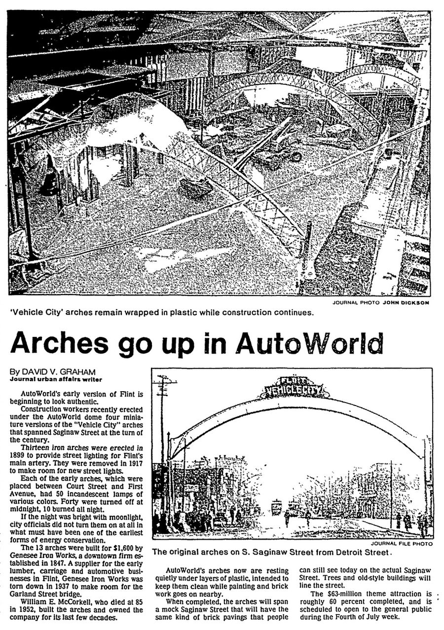 AutoWorld (Six Flags AutoWorld) - Sept 1983 Article